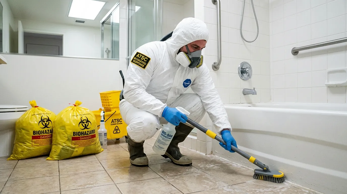 Decontamination equipment deployed for Blood Cleanup in East Perrine